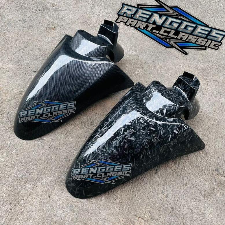 Promo Bulan Ini Slebor Spakbor Depan Honda Scoopy Fi Esp 2013-2016 Carbon Celup Forged Kevlar