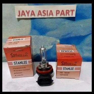 TERBARU STANLEE 6028 BOHLAM/LAMPU KABUT/FOG LAMP/FOGLAMP H8/H 8 12V-35W STANLEE (6028) 