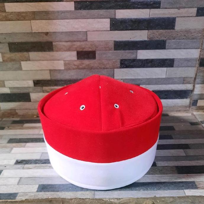 Peci merah putih chengho Kopiah songkok
