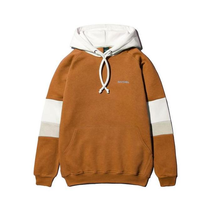 Kattoen - Jaket Twotone Alba Series Hoodie Zipper Polos Fleece 300 Gsm