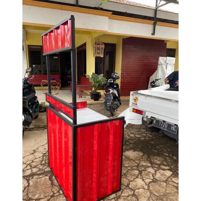 Terlaris Terlaris Booth Lipat Murah / Gerobak Lipat Termurah Promo 90X60X180 / Booth Container Termu