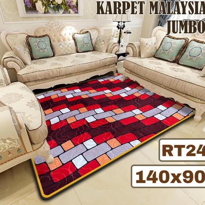 Grosir Zakka Store Cod Karpet Malaysia Ukuran Jumbo 140X190 / Karpet Malaysia Halus Kualitas Premium