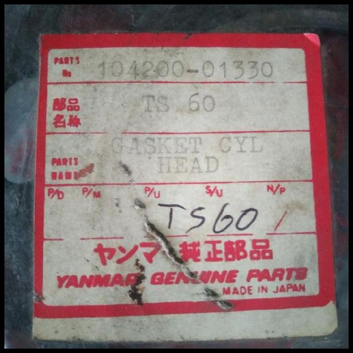 TERLARIS GASKET CYLINDER HEAD YANMAR TS60 YANMAR 