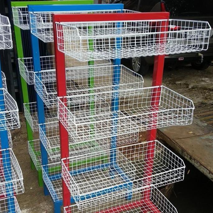 Terlaris Rak Chiki Ciki Jualan Warung Super Mini Market Snack Permen 4 Unit