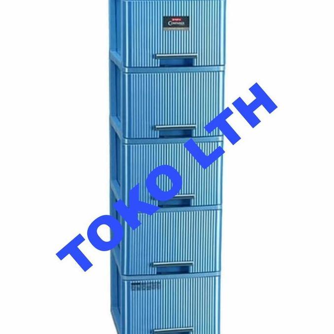Promo Lemari Plastik Susun 5 / Laci Container Susun 5 - Axis Xc-30 Lion Star