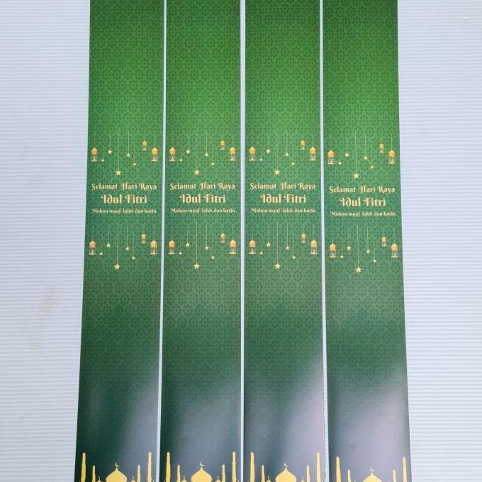 Kertas sabuk lingkar /paperbelt/ sleeve hampers Lebaran / Idul Fitri