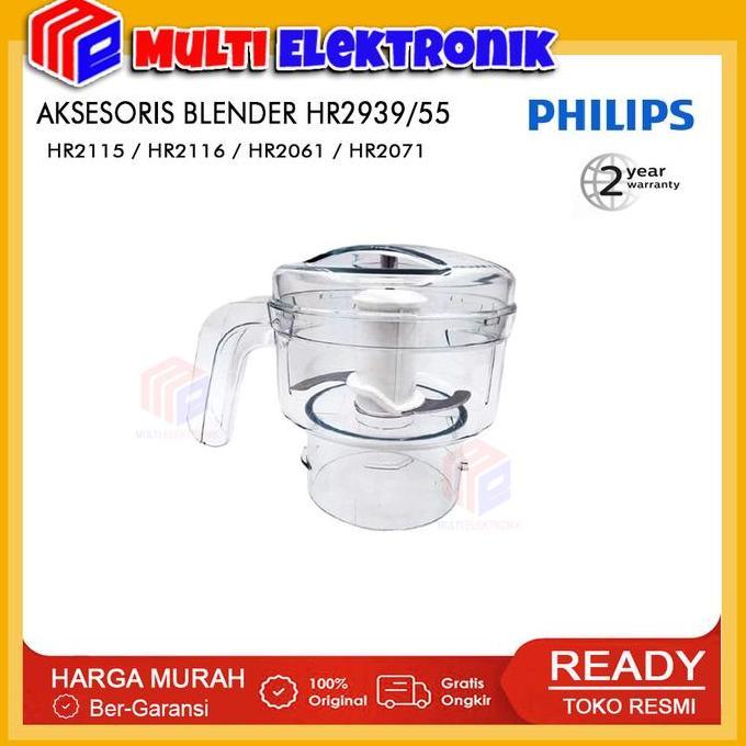 PROMO DISKON - Philips HR2939 Chopper Penggiling Daging Meat Grinder Untuk Blender HR2115 / HR2116 /