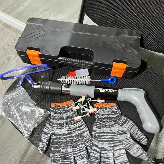 (Bisa Cod) Ramset Gun Shot Nail Gun Alat Paku Tembak Refill Ramset Gun Aluminium Baja Karet Kawat Ka