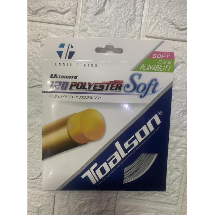 TERBARU - Senar tenis TOALSON ULTIMATE POLYESTER 120 SOFT ORIGINAL