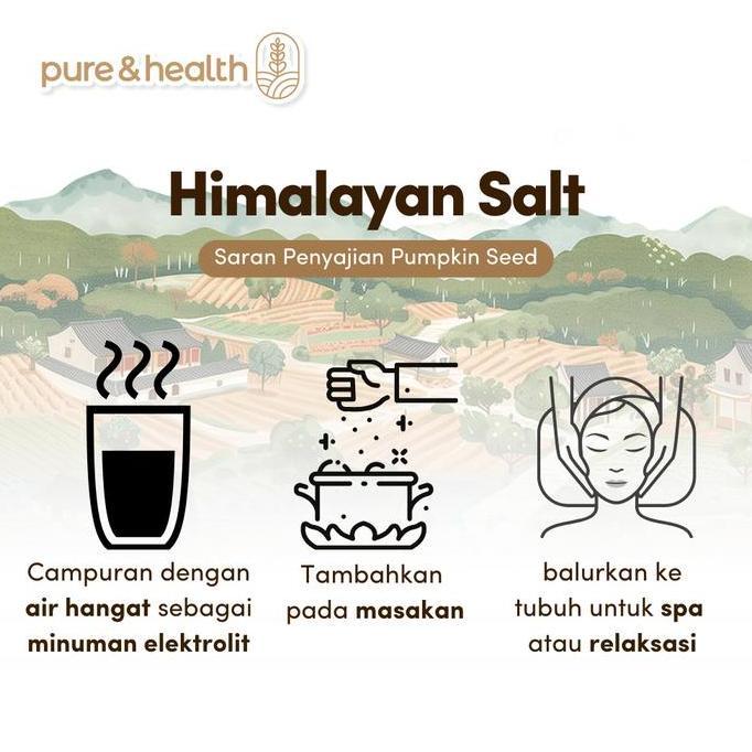 Spice- Garam Himalaya 1 Kg - Garam Asli Untuk Memasak Dan Relaksasi