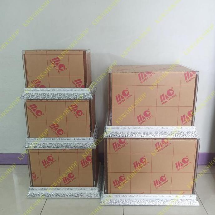 Sale Kotak Hantaran Akrilik Paket Murah Isi 5