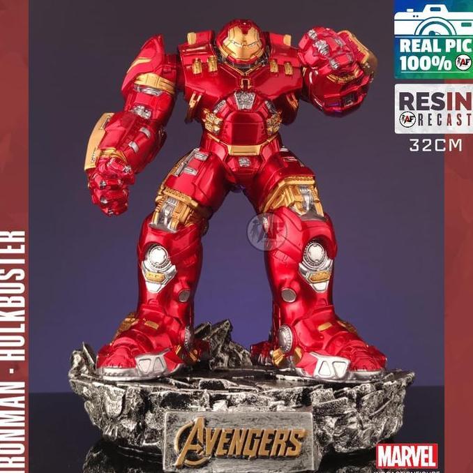 READY Statue Action Figure Avengers Hulkbuster Comicave 32cm Design Recast