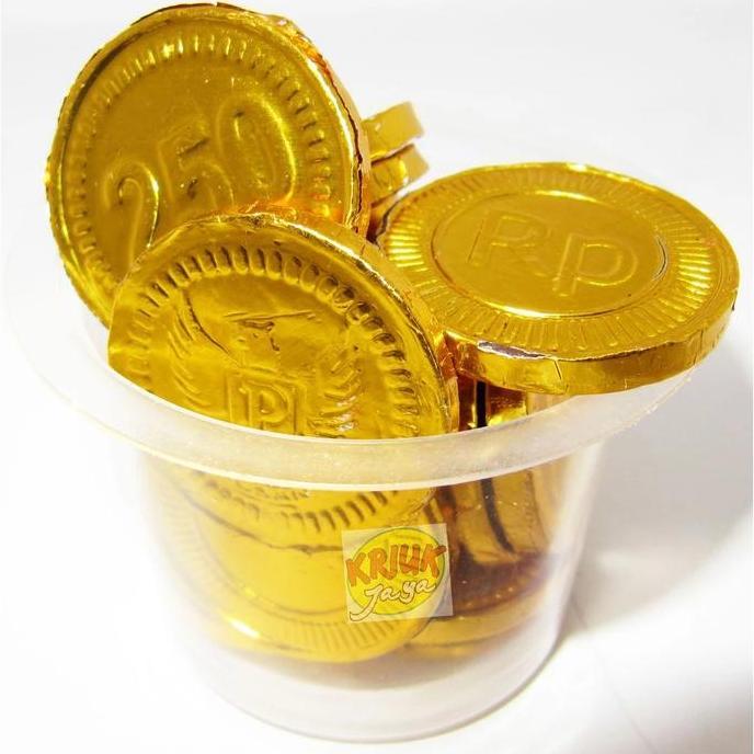 Snack- Coklat Koin Emas / Permen Coklat Koin