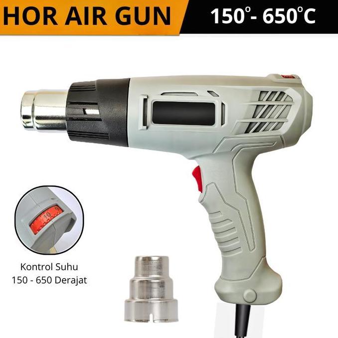 Soon- Hot Air Gun Blower Pemanas Heat Gun Mesin Blower 2 Mode Pemanas Stiker 220 V