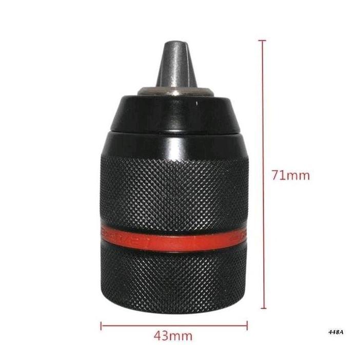 Soon- Adaptor Sambungan Bor Impact Bor Baterai Bor Listrik 13 Mm Impek Menjadi Bor Listrik Adaptor B