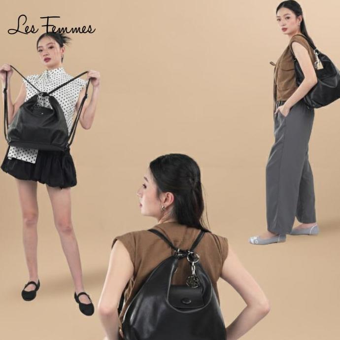 PROMO DISKON - Tas Ransel Wanita Hanina Backpack Bag G583 231105 Les Femmes