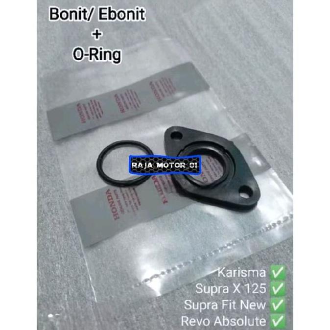 Ebonit Karburator Karisma + Oring Supra X 125 Revo Absolute