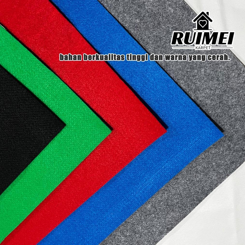 Fg-80 Ruimei Karpet Bludru 50X200 Cm Karpet Pameran/Karpet Panggung/Karpet Masjid Fg-80
