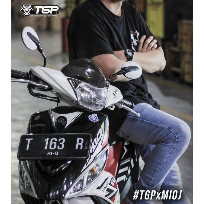Promo VISOR YAMAHA MIO J MIO GT 115 AKSESORIS TGP HITAM ACRYLIC Diskon