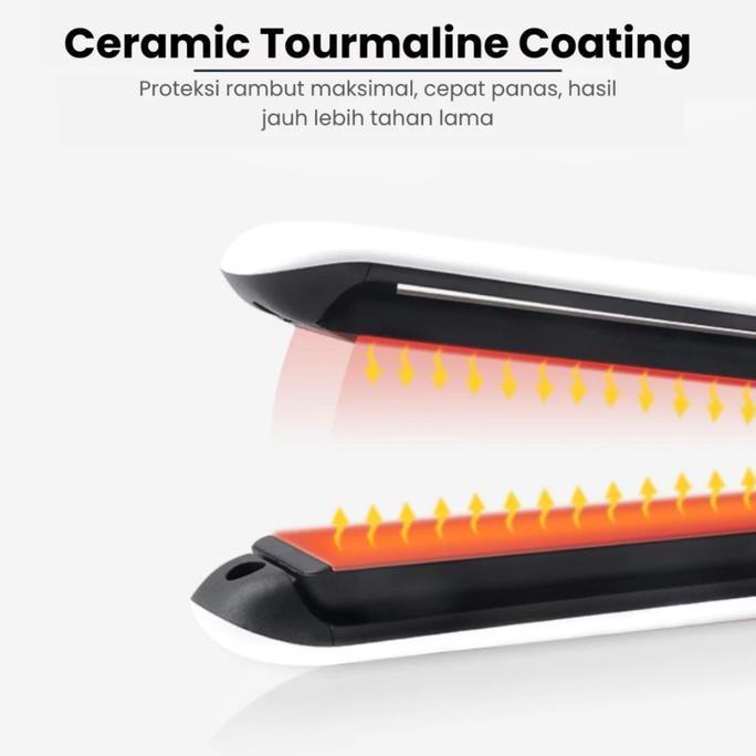 Nisu- Vivid&Vogue Onlife 2In1 Hair Styler Hiron Catokan Ceramic Tourmaline Pelurus & Pengeriting