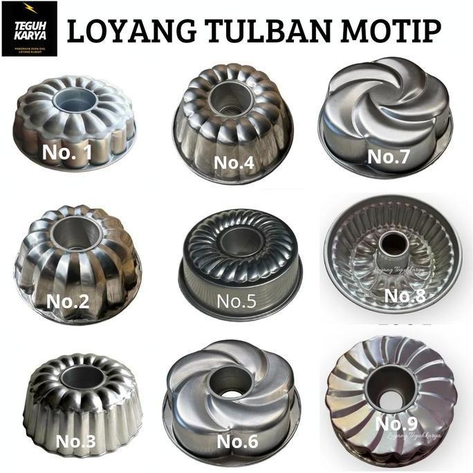 Loyang Cake Tulban Motip SULTAN / Loyang bolu sultan tebal Kitchenware