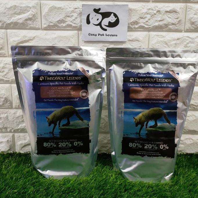 Enimal- Dog Food Timberwolf Legend Ocean Blue / Makanan Anjing