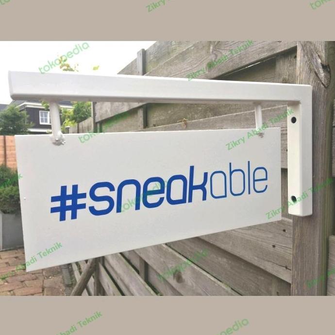 ready Papan plang nama frame besi papan plang restoran besi papan plang cafe