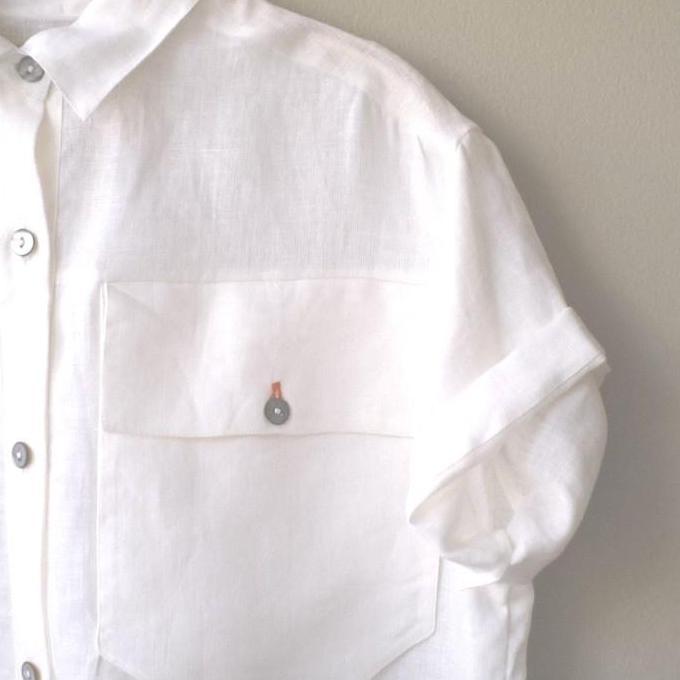 Portia/Linen/atasan linen /blus wanita terlaris