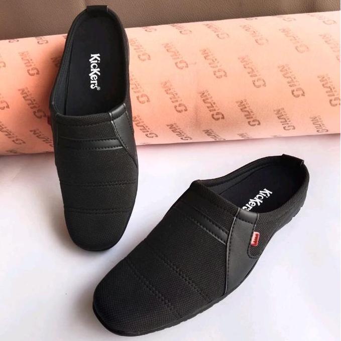 sandal selop kain pria/sandal sepatu pria Tanpa Hak HM