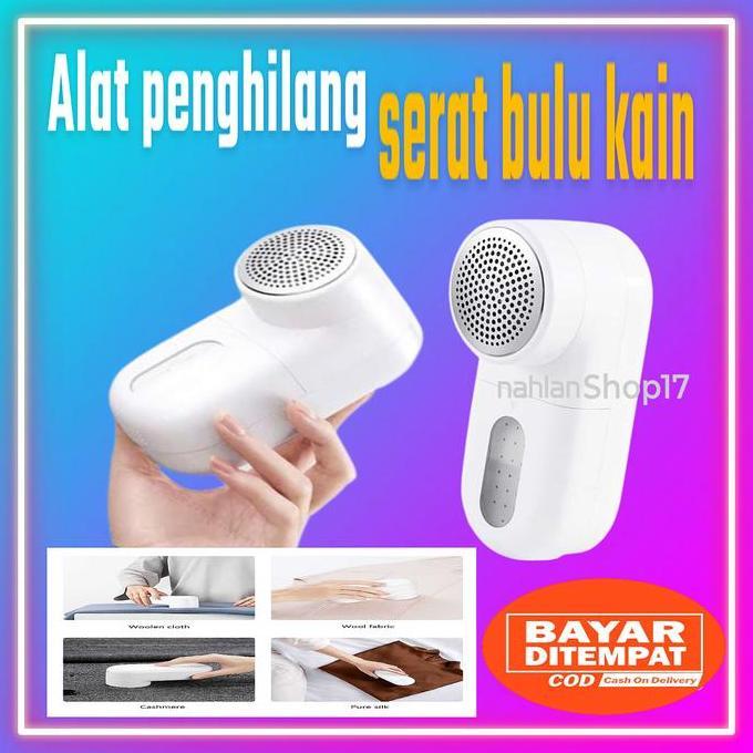 SUPER DEAL - Fuzz Trimmer Compact Portable Rechargeable Lint Remover Penghilang Bulu Benang Kain Baj
