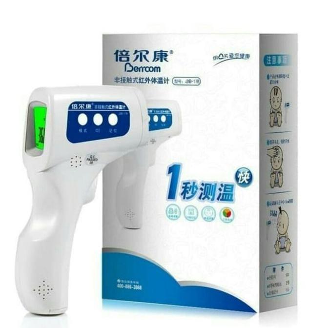 TERMURAH - BERRCOM Non Contact Infrared Thermometer Original JXB-178