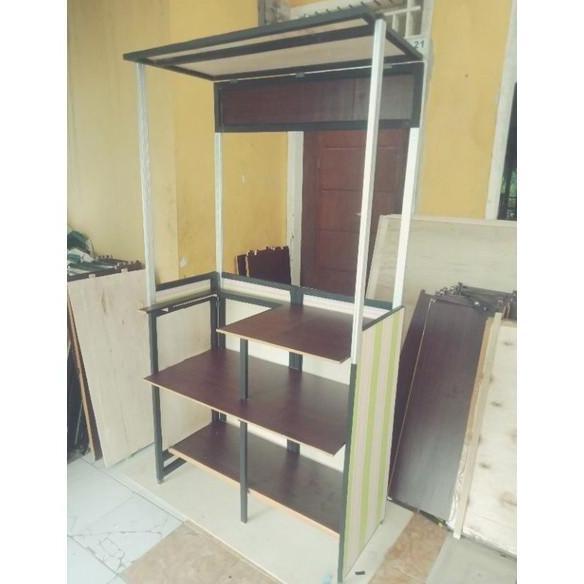 Terlaris Promo Terbatas Booth Portable / Gerobak Lipat / Gerobak Jualan / Gerobak Dagang / Khu Aman