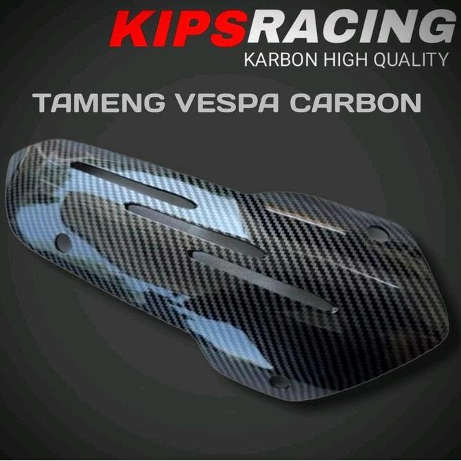 Tutup Knalpot Vespa Sprint Carbon / Tutup Knalpot Vespa Sprint Carbon Tameng Kanlpot Vespa Matik Car