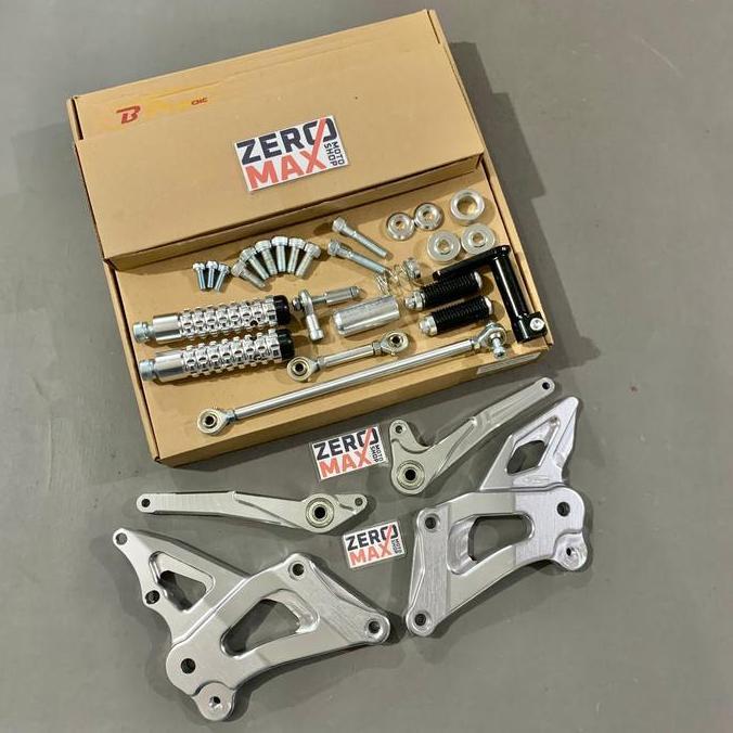 Step Underbone Footstep BPRO Silver 3D Ninja 150RR 150R 150 RR R 150
