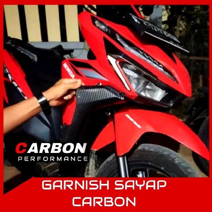 Cover Sayap Vario Carbon 125 150 2018-2022 /  Cover Sayap Vario 125 150 Carbon 2018 2022 Glosy Motor