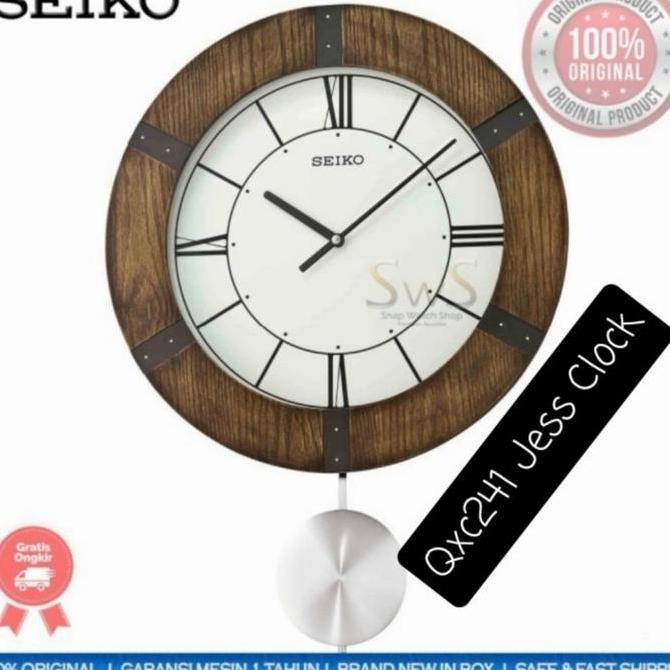Terlaris Qxc241 Jam Dinding Seiko Bandul