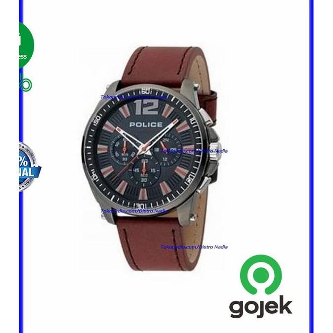 Terlaris Stock Ready Jam Tangan Police Pria Sport / Jam Cowok P-15139Jbcu Ori