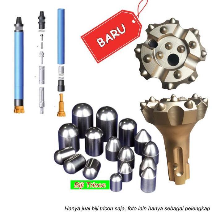 TREBA Tricon 16 Carbide Mata Bor Sumur Tembus Batu Keras Bor Tanah Bor Batu