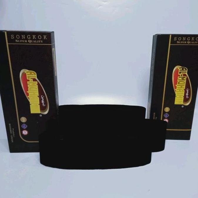 peci hitam polos Al Muhaimin LT