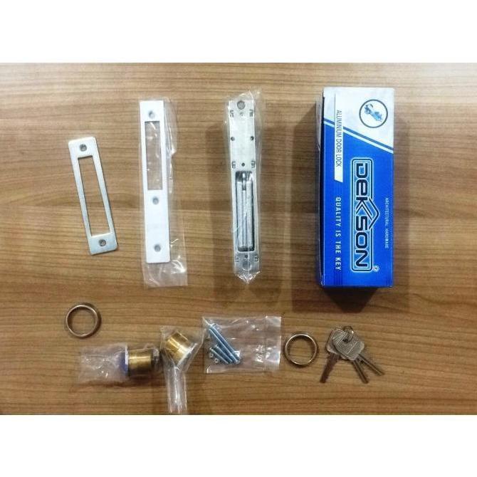 Antimateri- Aluminium Lock Kc 8128 Dekkson Kunci Pintu Swing Aluminium Kc-8128