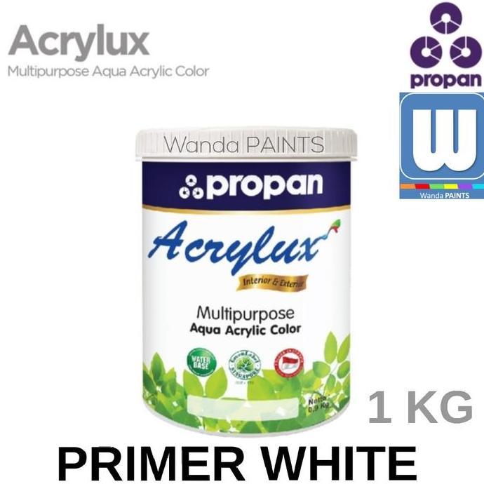 Attrezzo- Propan Acrylux Cat Dasar Primer Putih Aap 950 (1 Kg)