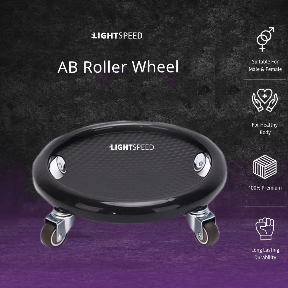 Lightspeed Ab Roller Wheel For Abdominal / Mute Four Wheel Abdominal Abs Roller/Core Coaster