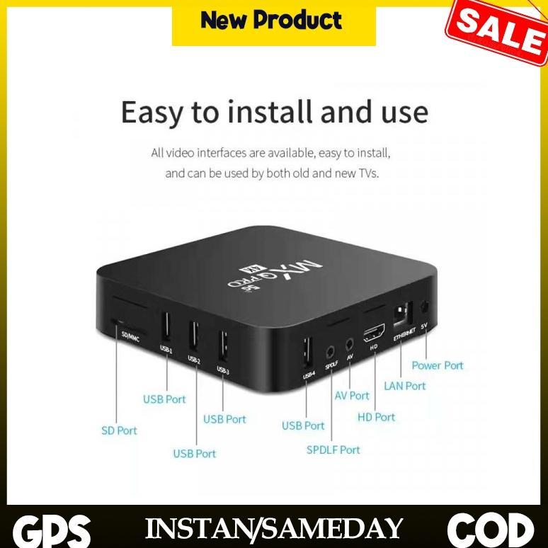 New Product Mxq Pro 4K Ultra Hd Android Box Smart Tv 8Gb Ram 64Gb Rom Wifi Streaming Media Player Li