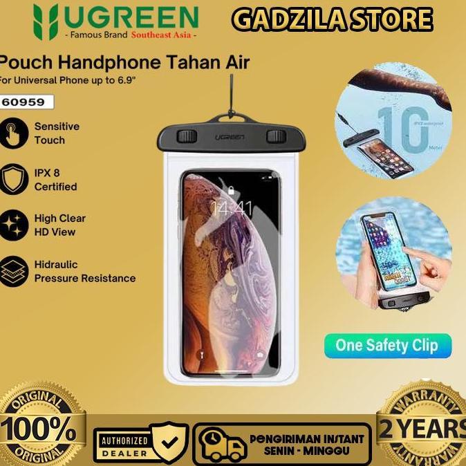 Nascosta- Ugreen Phone Case Sarung Pelindung Hp Waterproof Multifungsi Kantong Hp Anti Air Max 6.7 I
