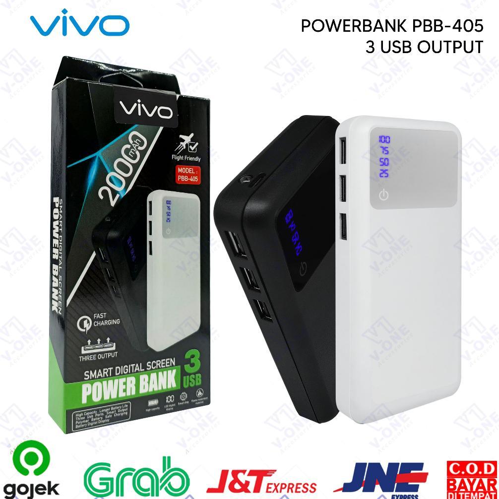Big Promo Pb Powerbank Power Bank Vivo Murah Kapasitas 20000 Mah Pbb 405