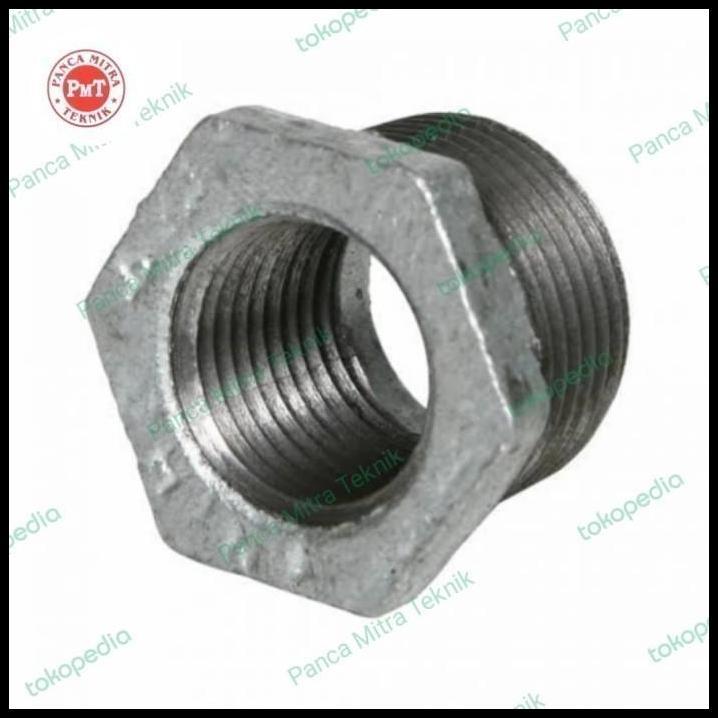 TERBARU VLOK RING GALVANIS 3 X 1" INCH / BUSHING GALVANIS !!!!!