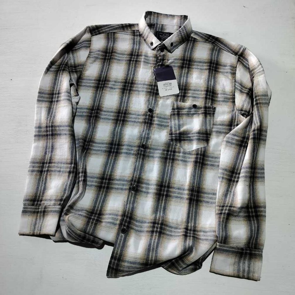 Hot Sale Kemeja Flanel Veterano Jumbo Xxl Xxxl Xxxxl Kemeja Flanel Oversize Unisex Kemeja Flanel Jum
