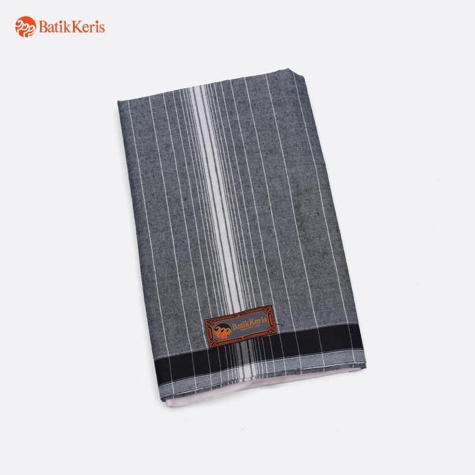 Batik Keris Sarung Dewasa Tenun Motif Classic Polos + Box - Cream