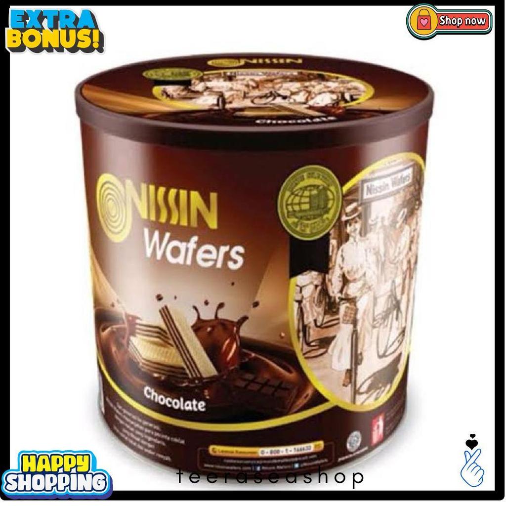 Exclusive Nissin Wafer Chocolate Wafer Coklat Murah Roti Lebaran Kue Kering