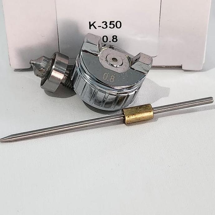 Kirimkirim- Nozzle Kit Spray Gun Auarita K350 Cap Needle Original K-350